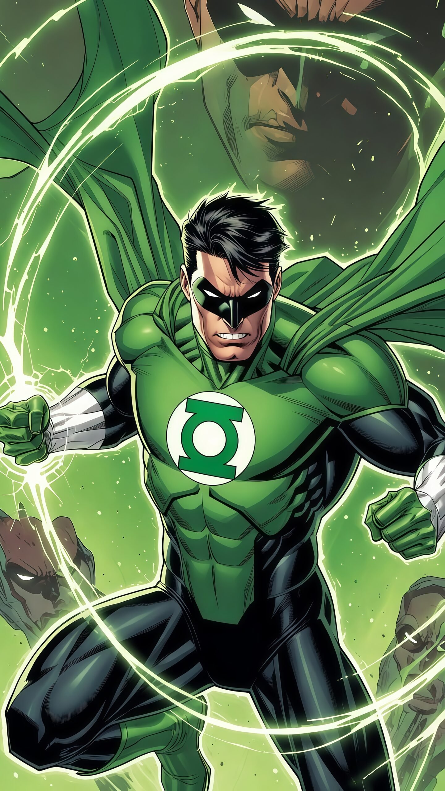 Green Lantern HD Wallpaper for Mobile Phone – 4K DC Superhero Backgrounds