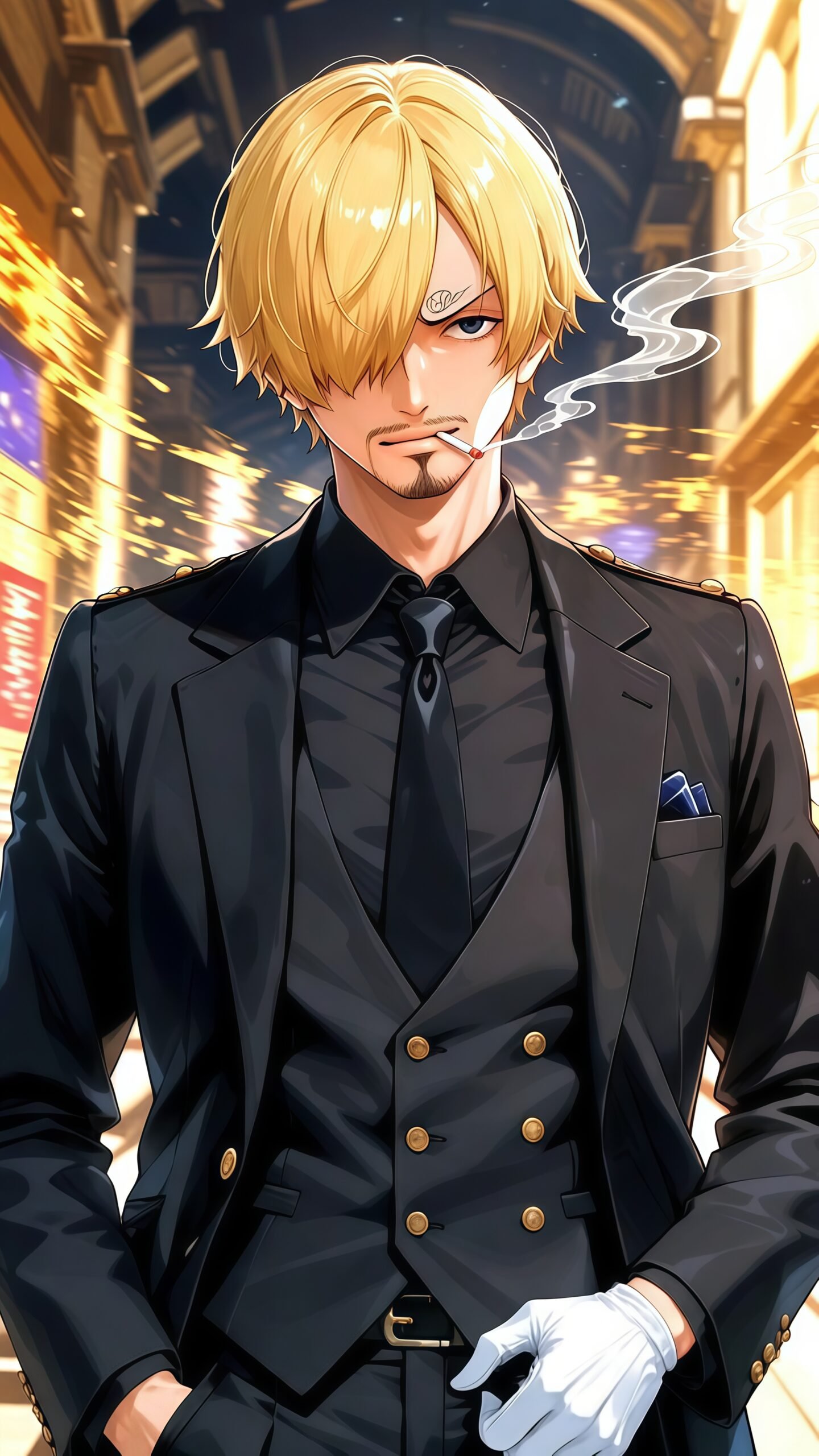 Sanji 4K Wallpaper for Mobile Phone – HD Anime Backgrounds from One Piece