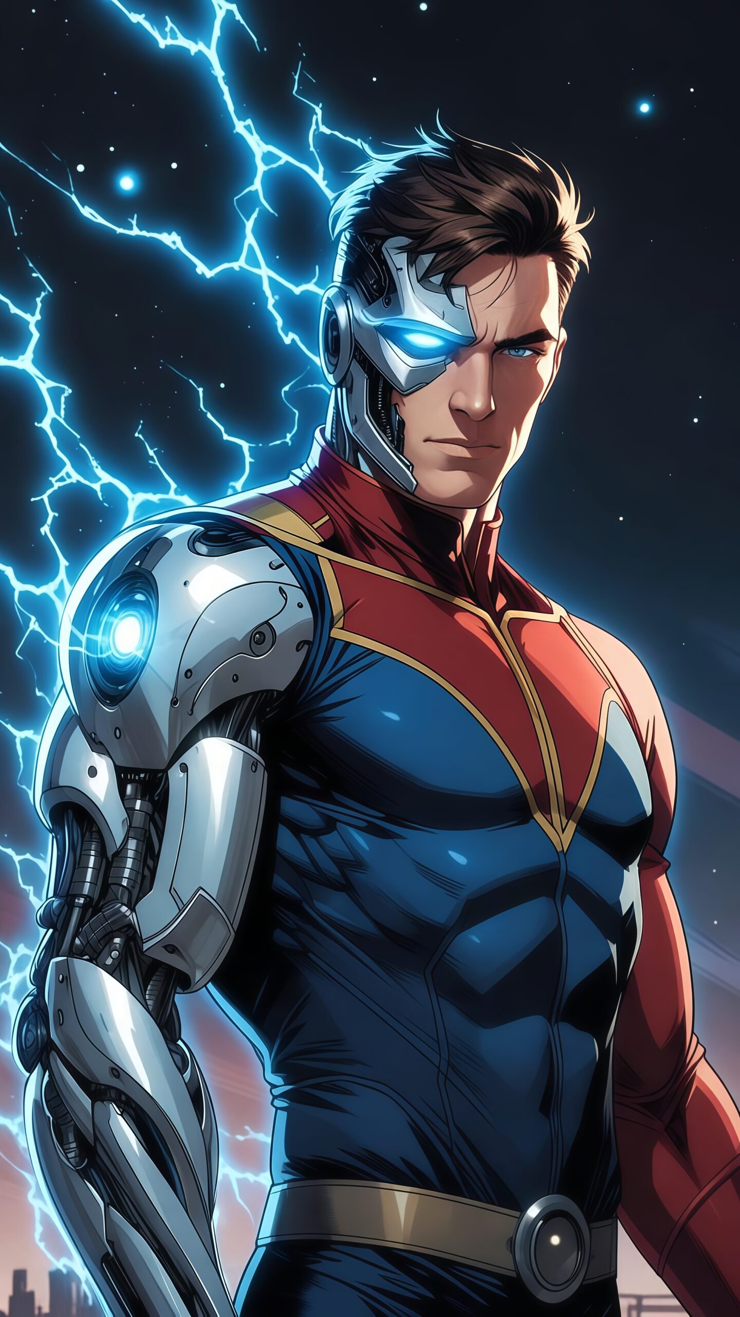 Cyborg DC Superhero Wallpaper 4K for Mobile – Ultra HD Backgrounds