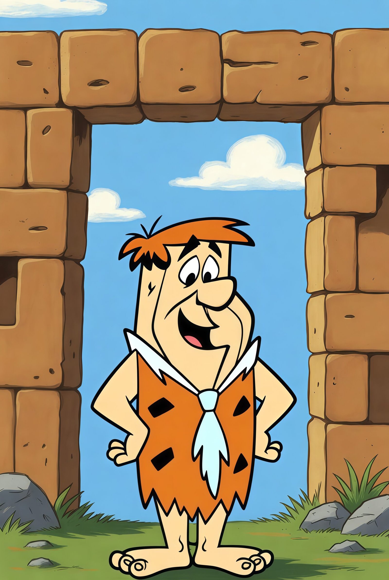 Fred Flintstone 4K Wallpaper for Mobile – HD Cartoon Backgrounds Free Download