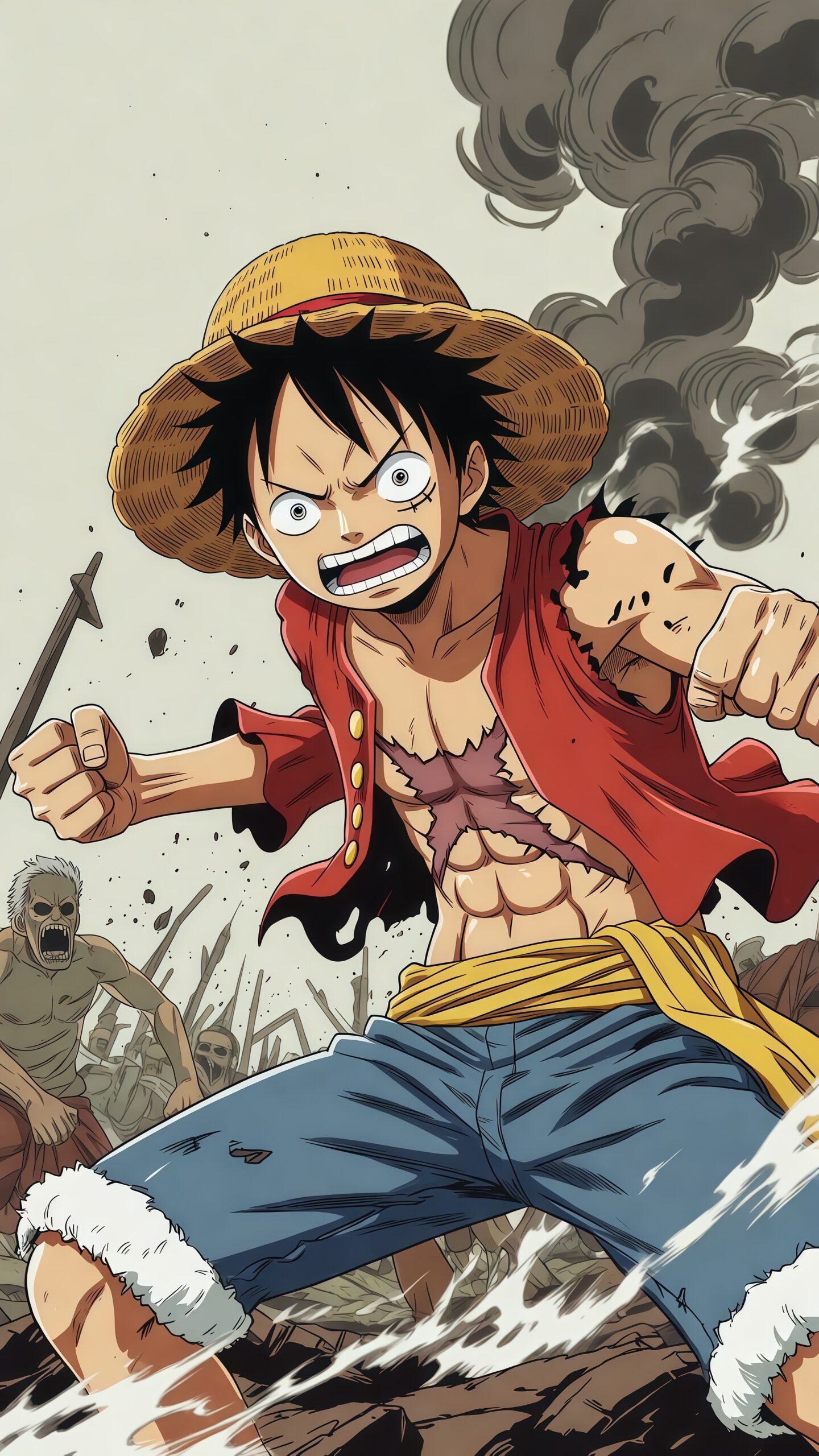 Monkey D. Luffy 4K Anime Wallpaper for Mobile – HD Home & Lock Screen