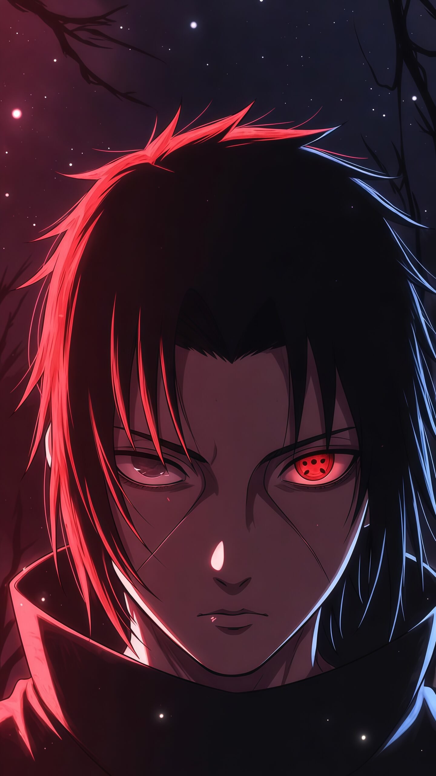 Best Itachi Uchiha Fighting Style Wallpaper 4K for Phone (HD Anime Backgrounds)