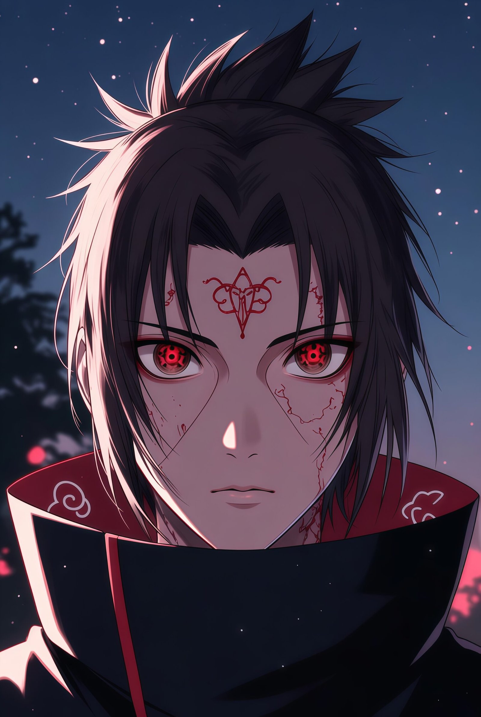 Ultra HD Itachi Uchiha Wallpaper 4K – Akatsuki Ninja Fighting Style Art