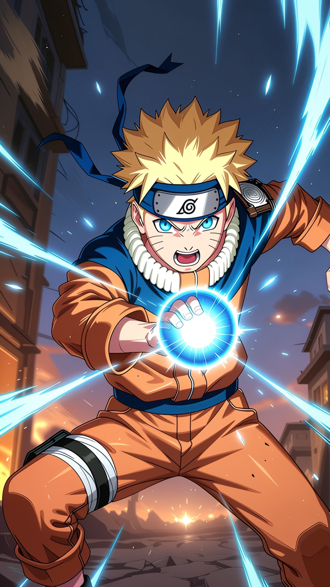 Naruto Uzumaki HD Wallpaper – The Future Hokage in Action