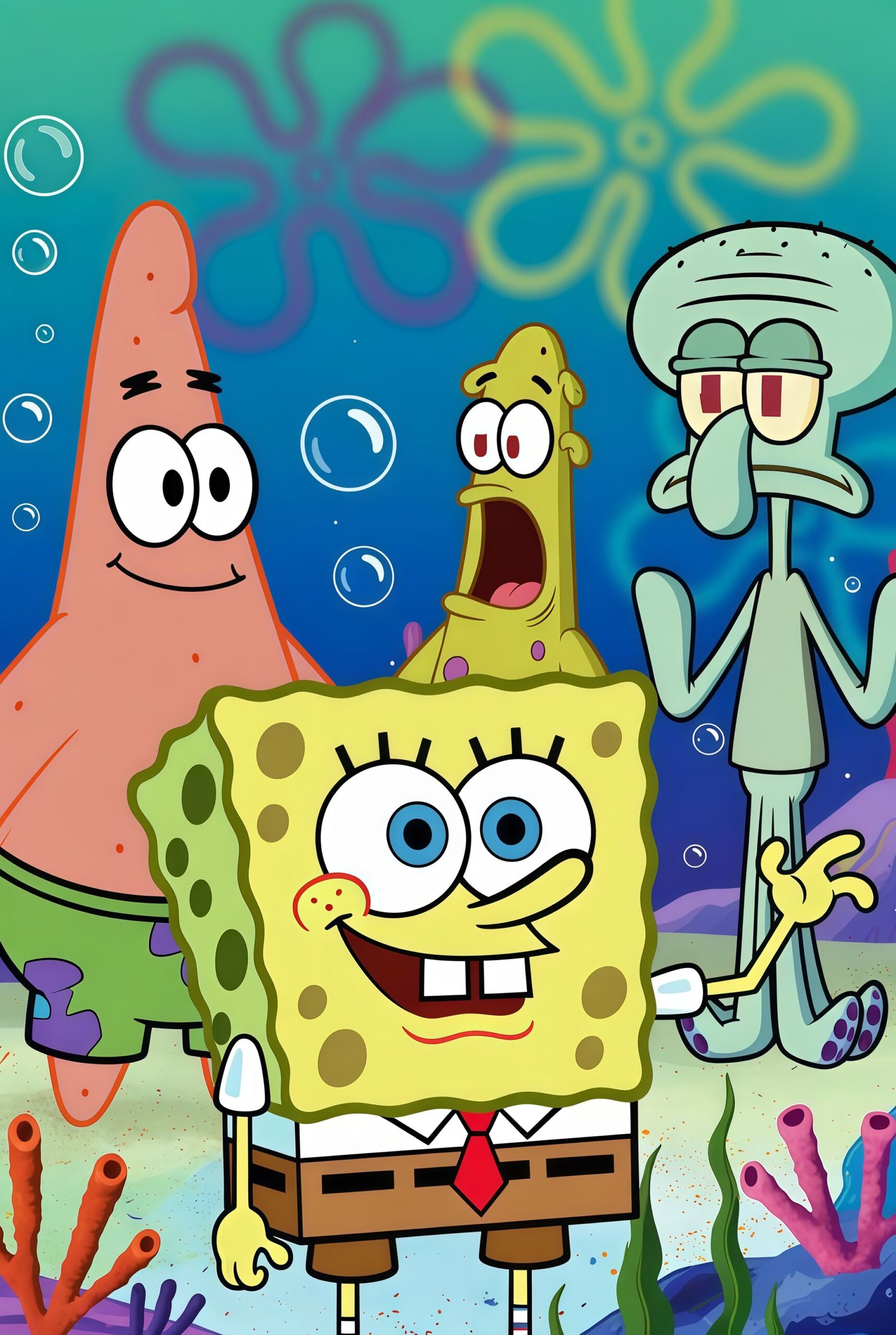 Cute SpongeBob SquarePants Wallpaper HD for iPhone & Android – Free Download