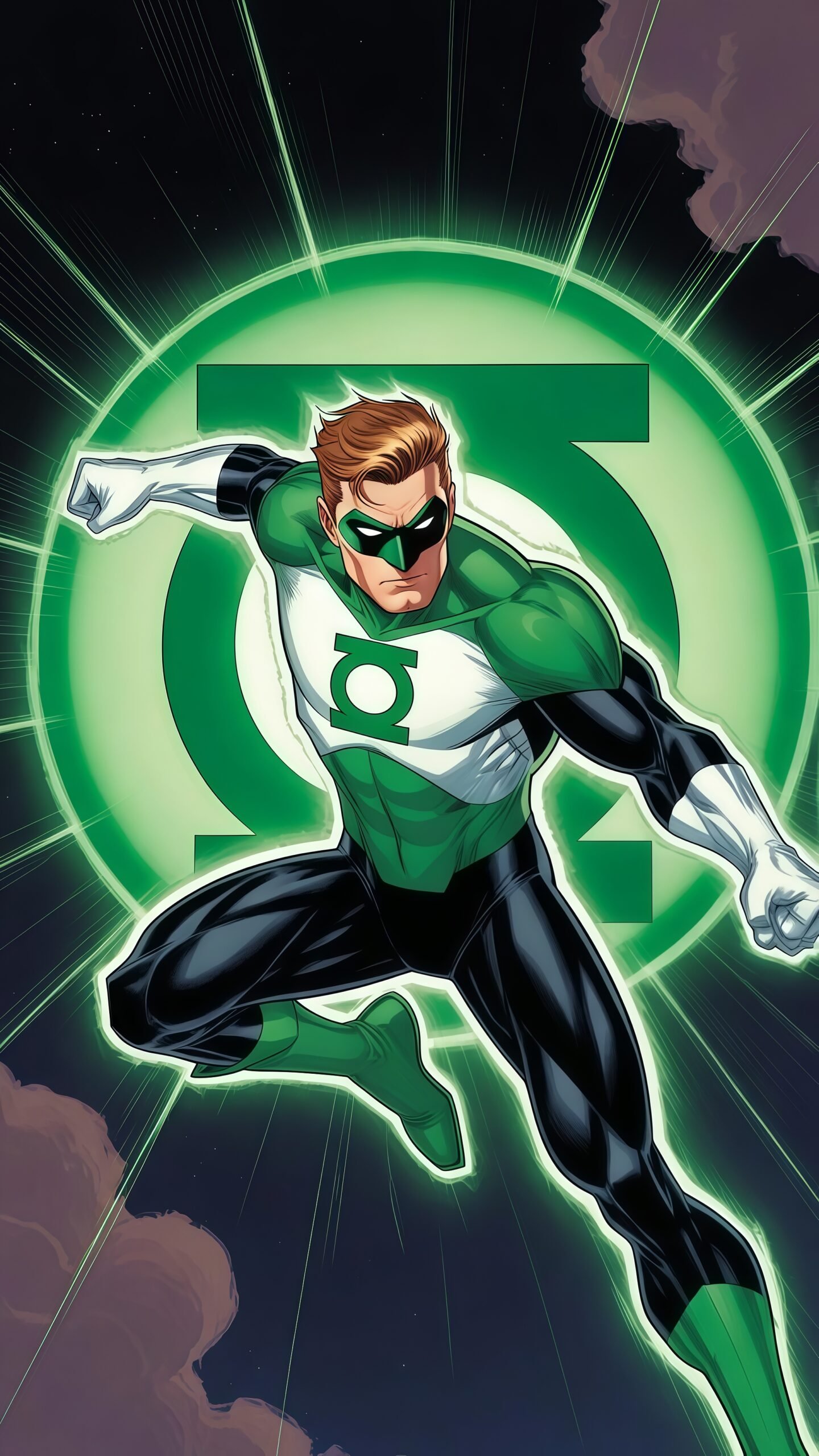 Green Lantern 4K Mobile Wallpaper – Amazing DC Comics Superhero Backgrounds