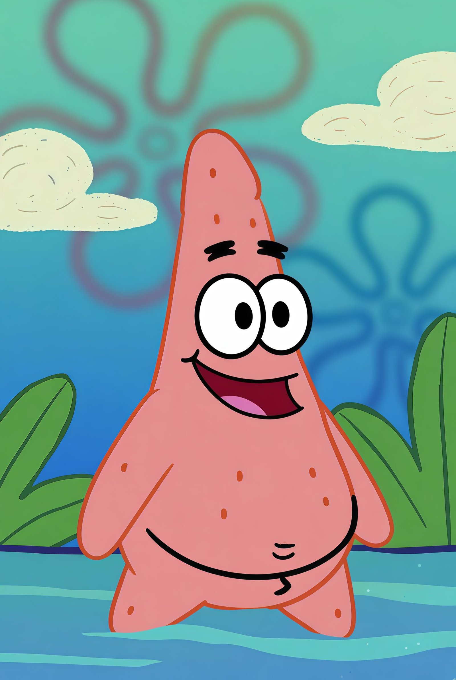Patrick Star HD Wallpaper for Mobile – Funny SpongeBob Cartoon Backgrounds