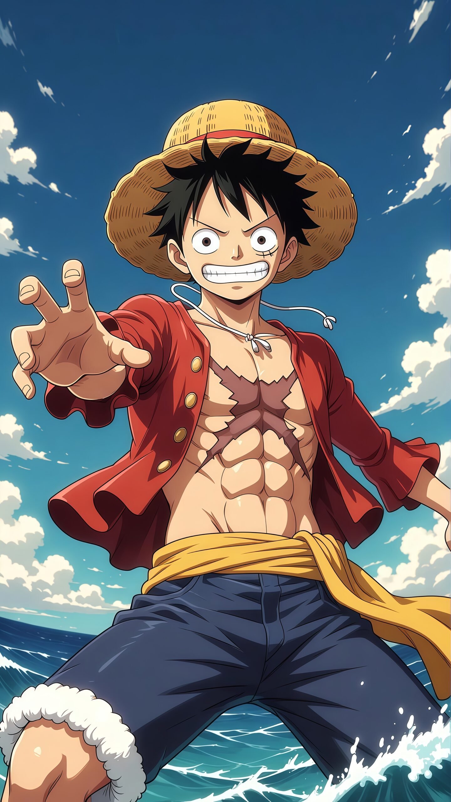 Monkey D. Luffy Gear 5 Wallpaper HD for Mobile – One Piece Anime Background