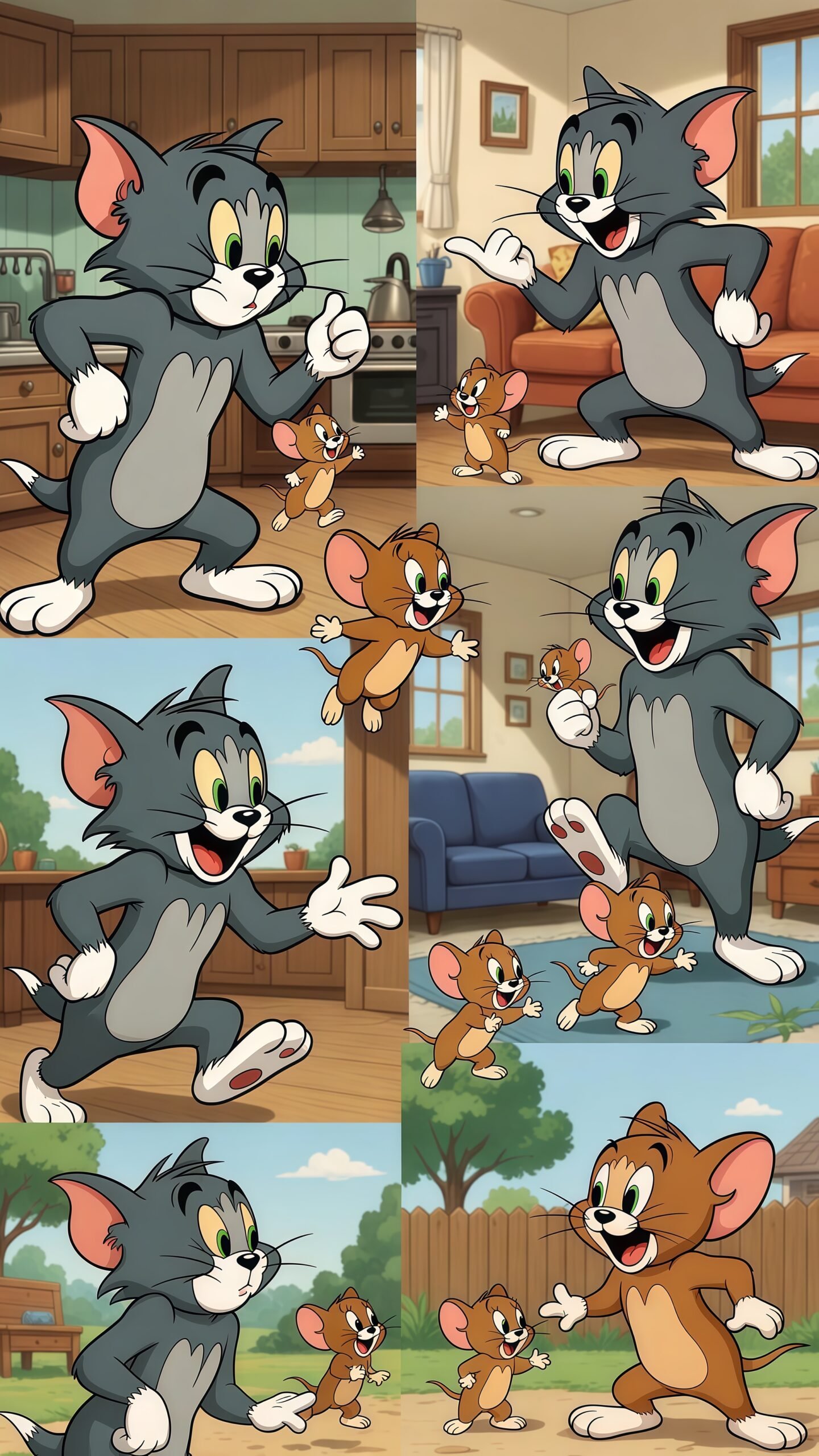 Cute Tom and Jerry Cartoon Wallpaper HD for Android & iPhone