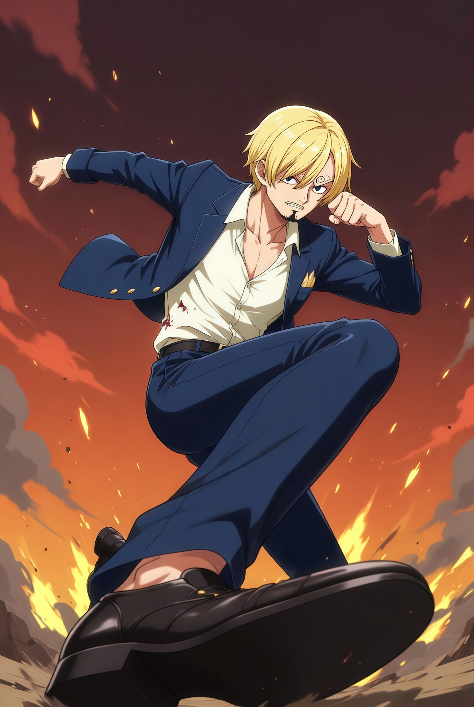 Sanji One Piece 4K Mobile Wallpaper – Cool HD Anime Lock Screen Backgrounds