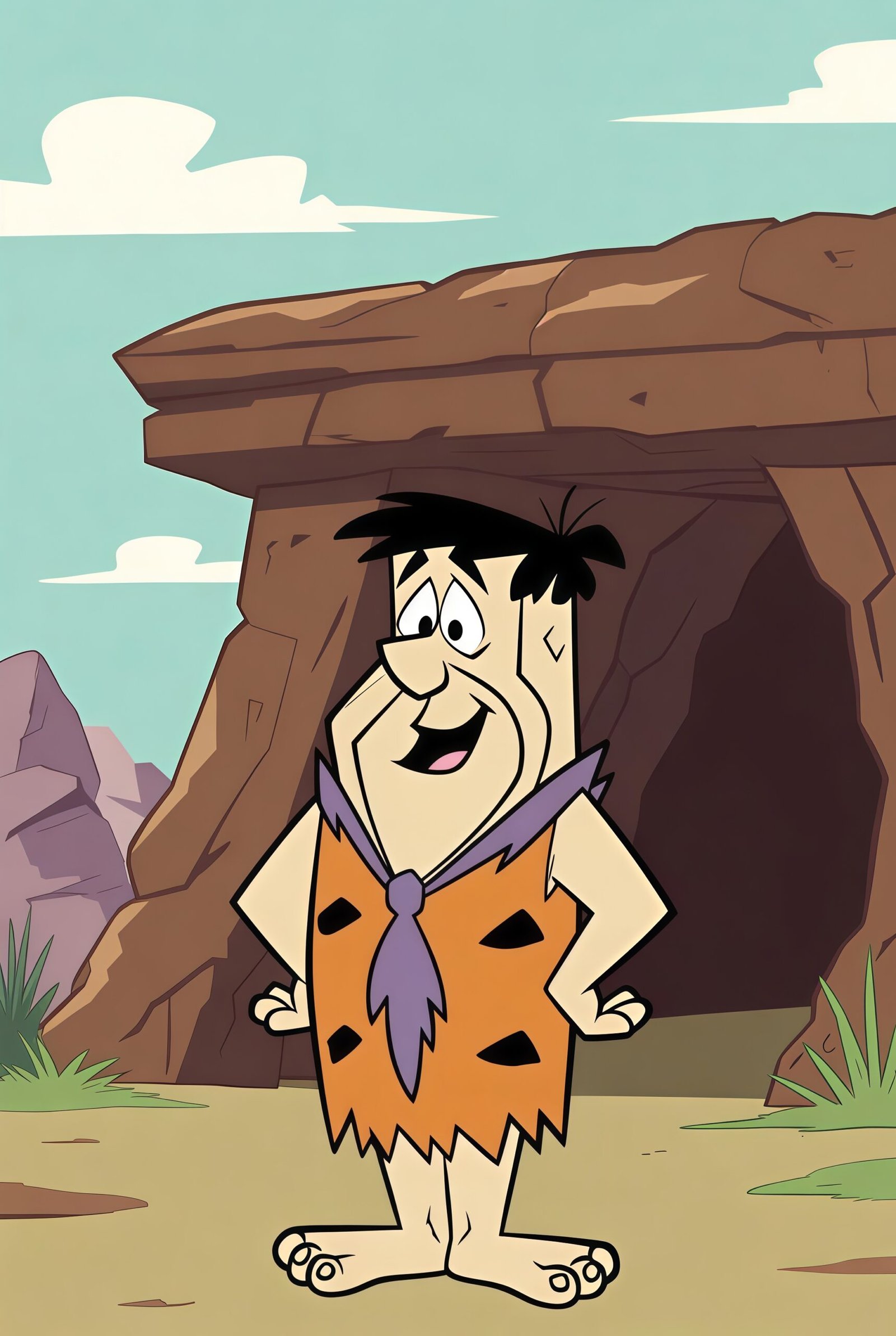 Best Fred Flintstone Cartoon Wallpapers 4K for Mobile Screens