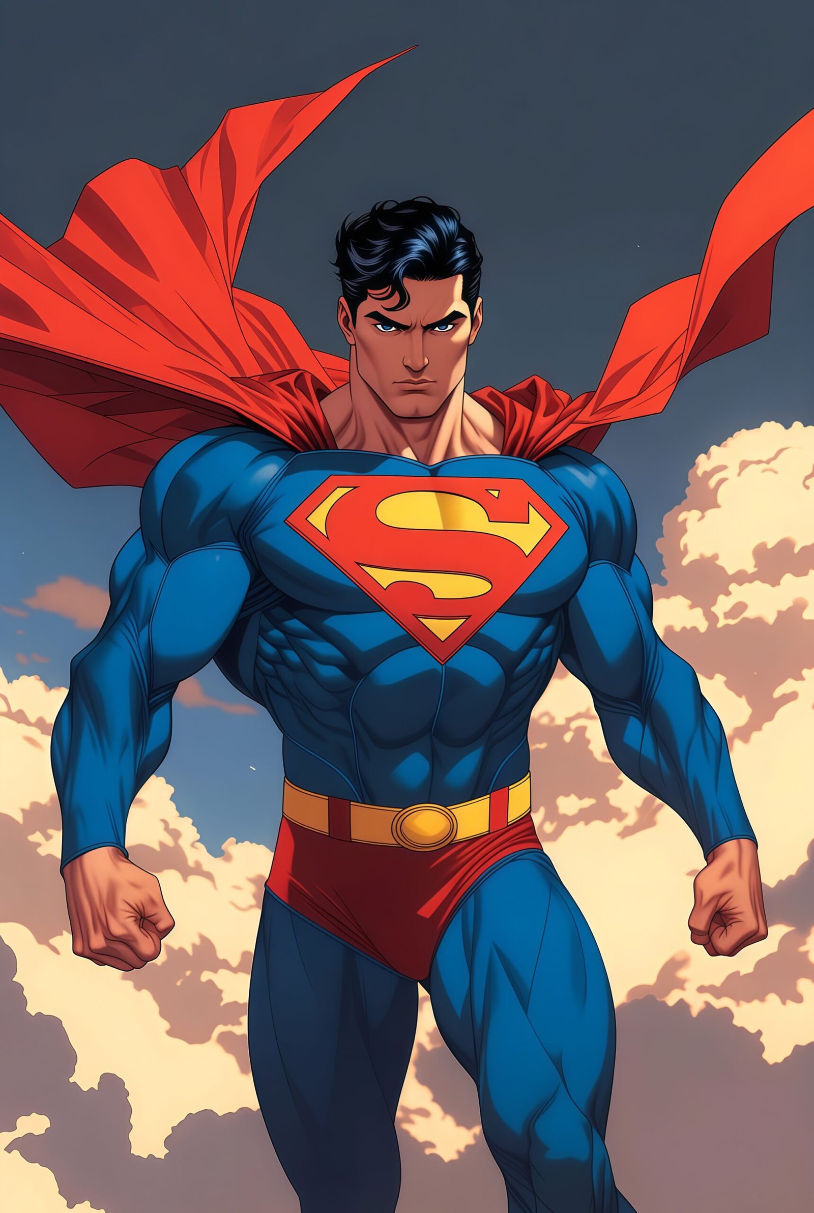 Superman Anime Wallpaper HD for Mobile Phone – 4K Ultra HD Download