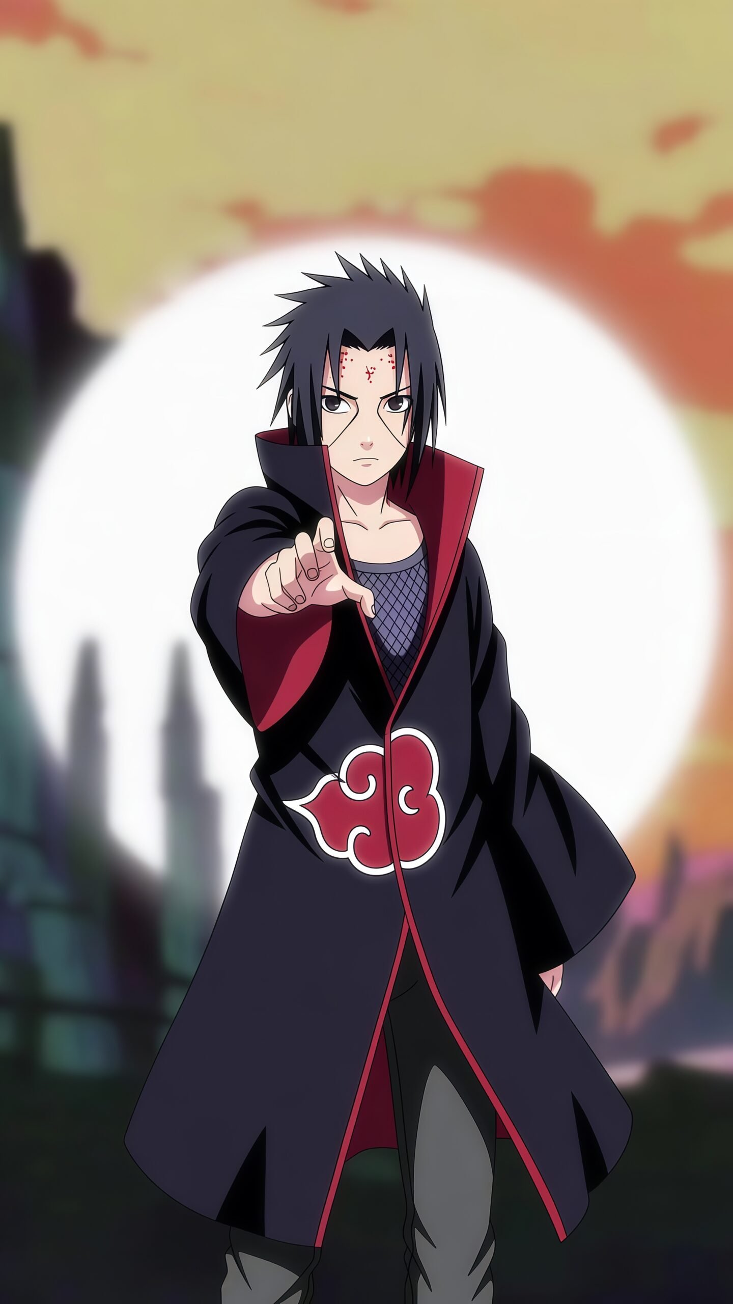 Itachi Uchiha Wallpaper HD for Mobile Phone (4K Anime Backgrounds)