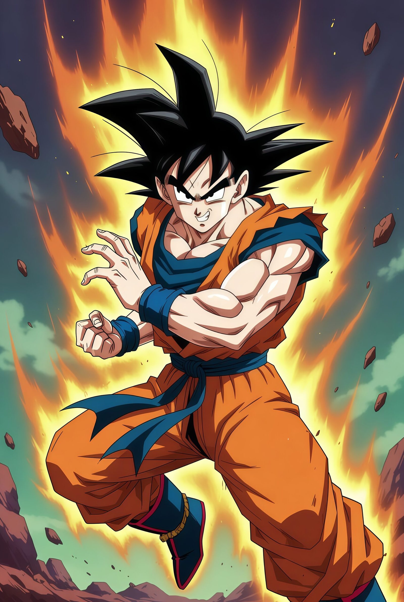 Goku Ultra Instinct 4K Wallpaper for Mobile – Epic Fighting Style HD Lock Screen