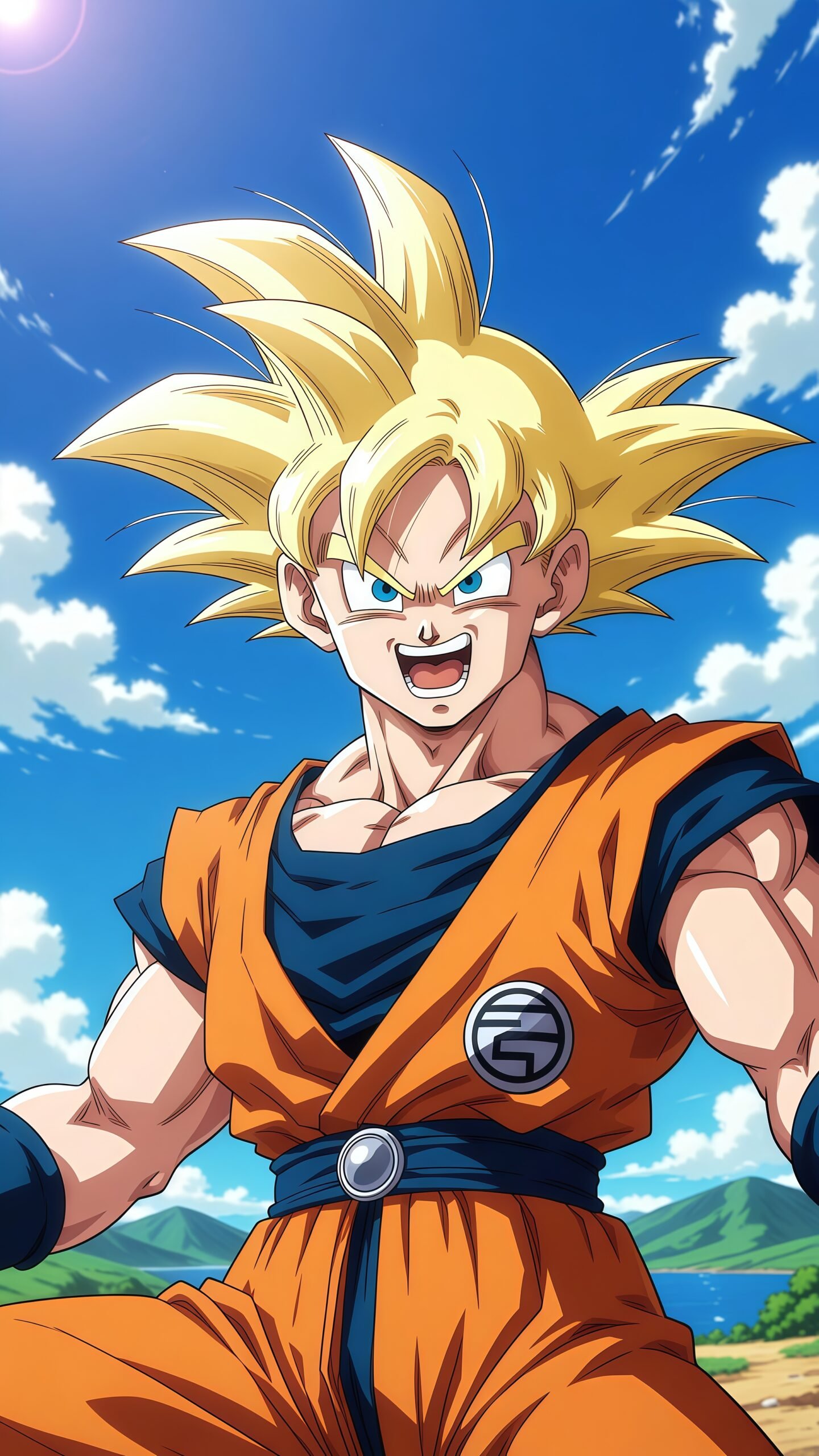 Dragon Ball Goku Fighting Style 4K Wallpapers for Phone – HD Anime Backgrounds