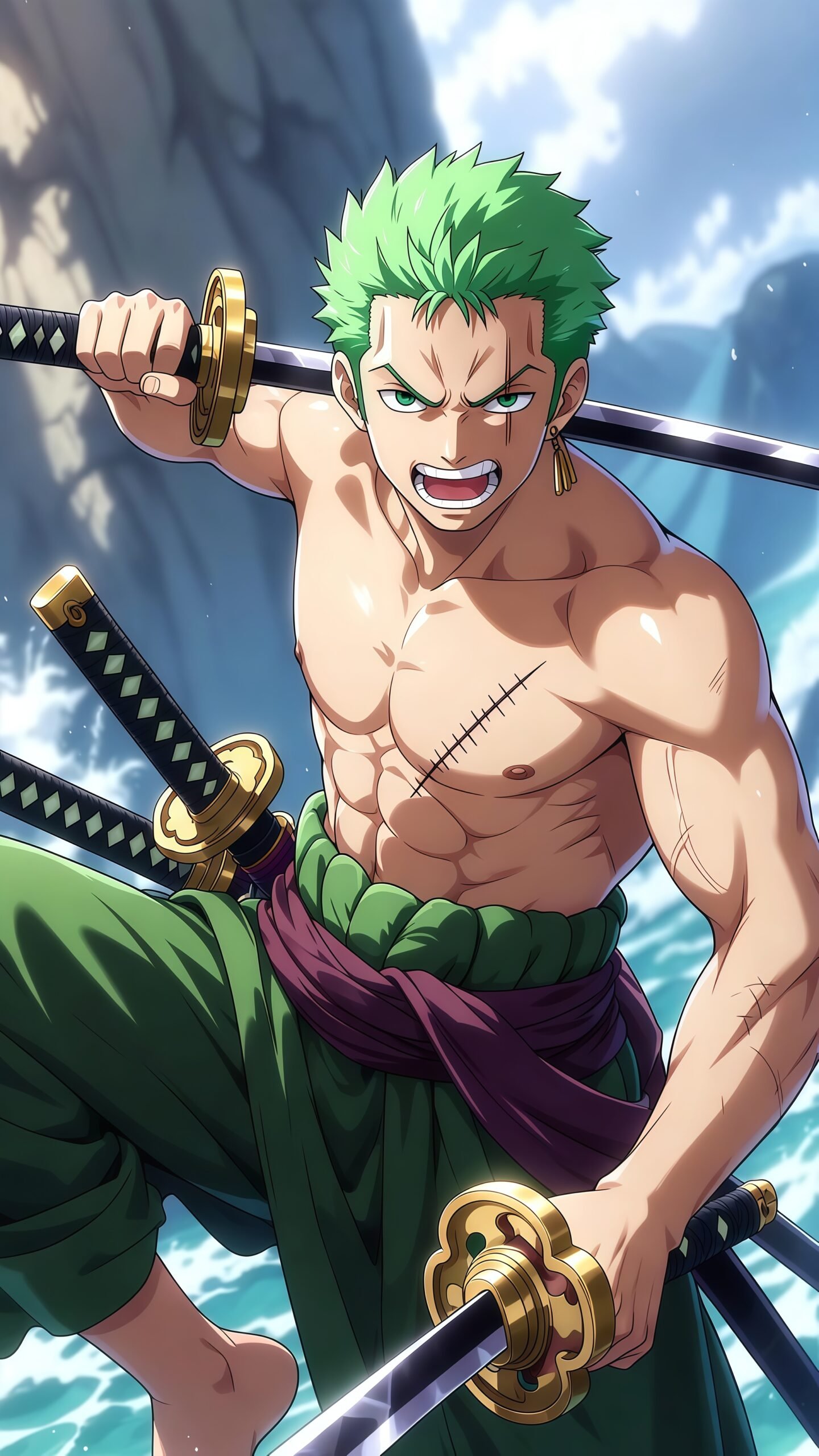 Roronoa Zoro 4K Wallpapers for Phone – Ultra HD Anime Backgrounds Free Download