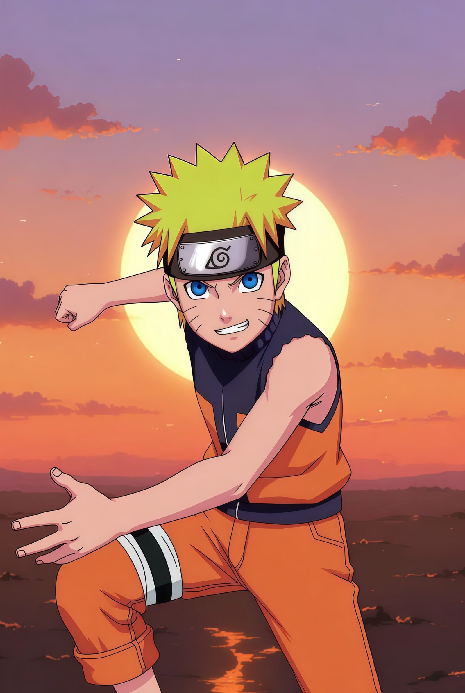 Naruto Uzumaki Rasengan 4K Wallpaper for Mobile – Anime Fighting Style HD