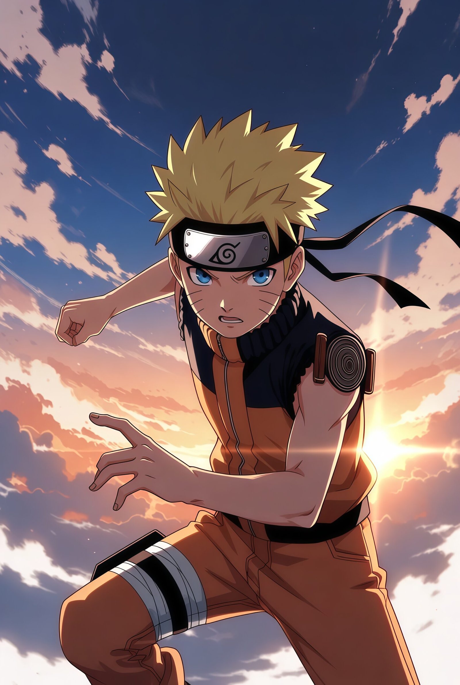 Naruto Uzumaki Kurama Mode 4K Wallpaper – Anime Action Lock Screen HD