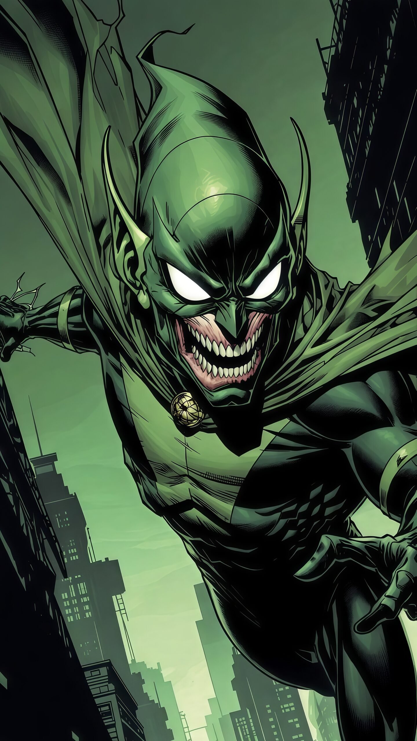 Green Goblin 4K Wallpaper for Phone – Marvel Villain HD Backgrounds