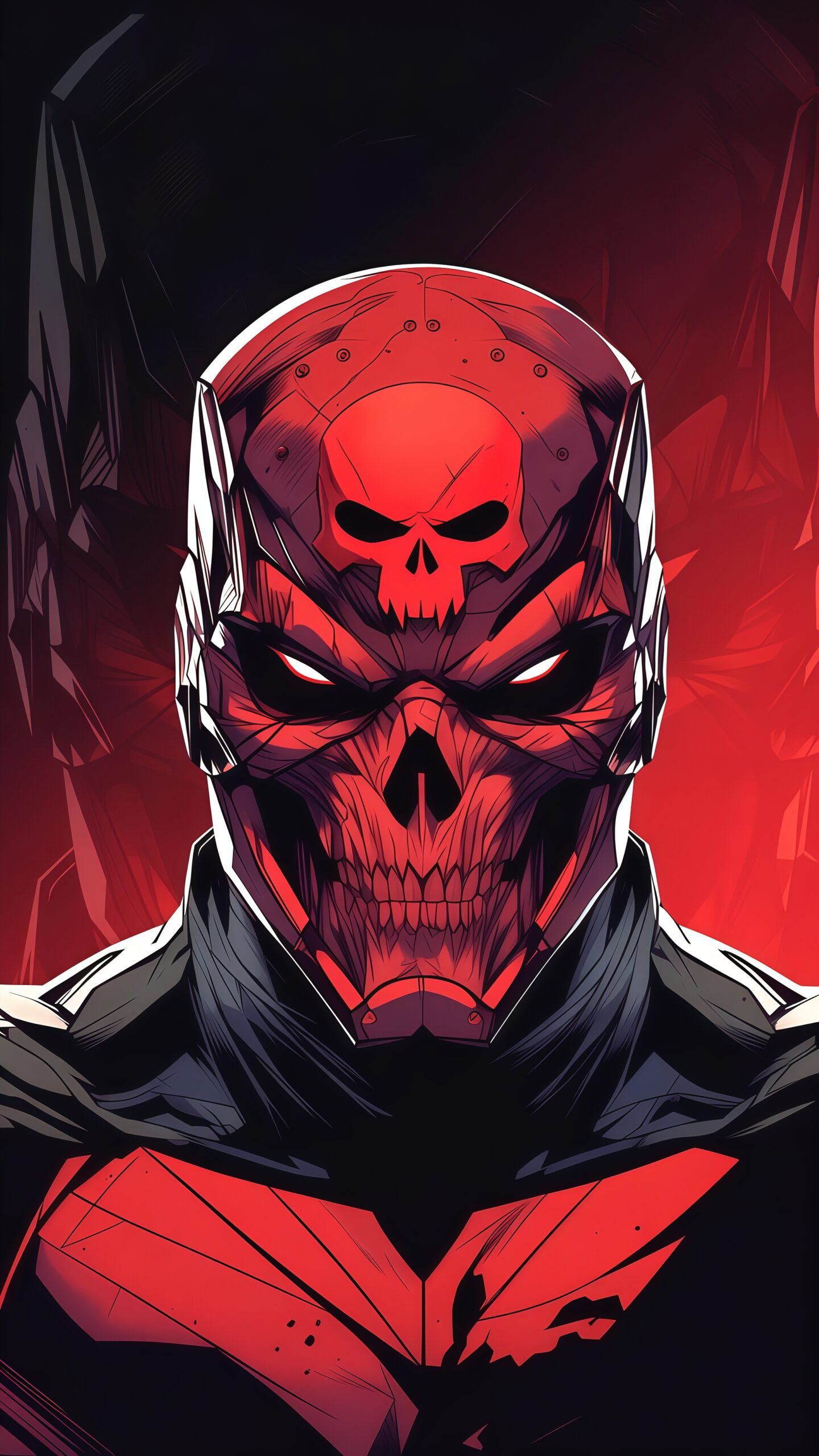 Red Skull Marvel Villain Wallpaper 4K for Phone – HD Hydra Leader Backgrounds