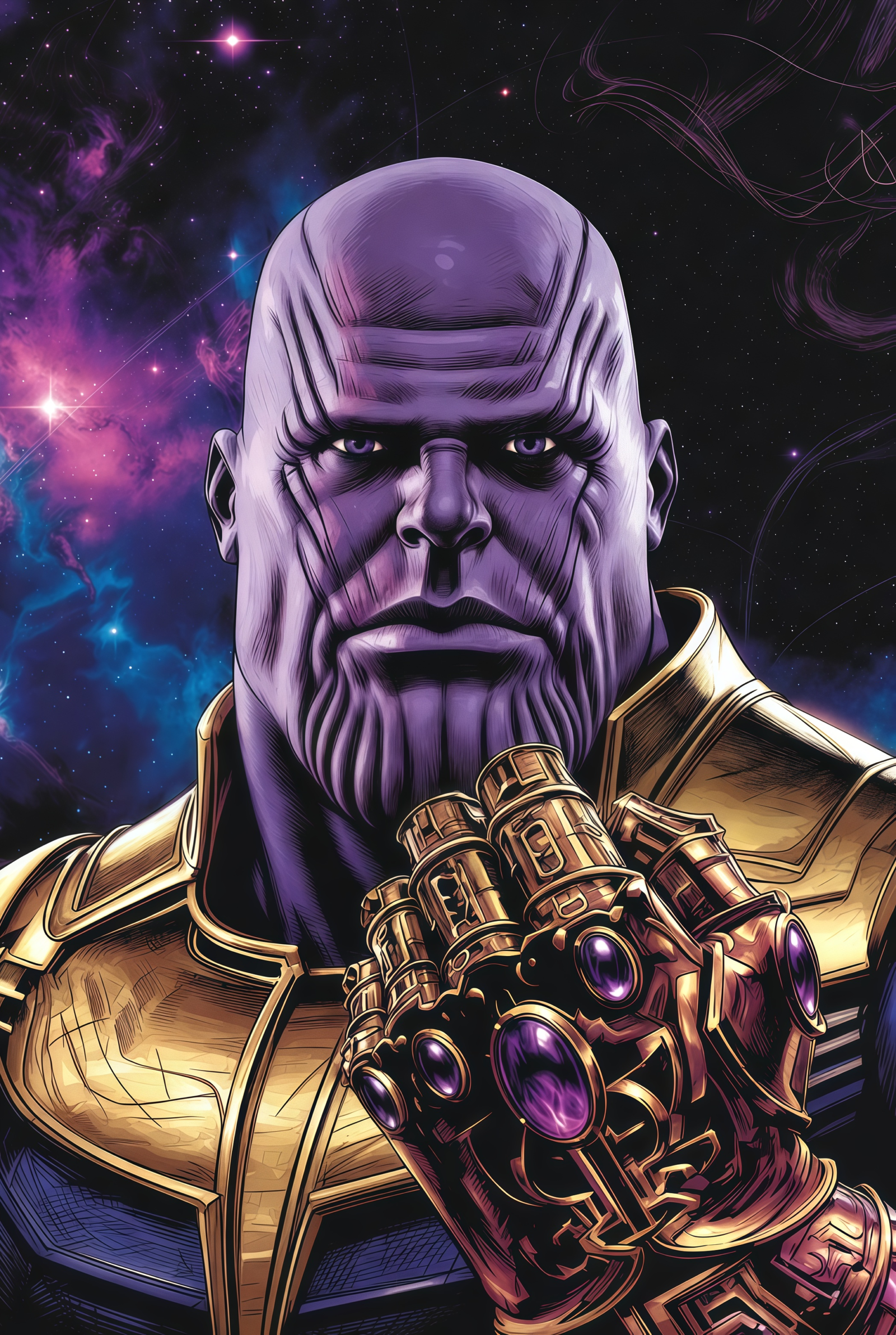Thanos Marvel Wallpaper 4K for Phone – Ultra HD Infinity Gauntlet Backgrounds
