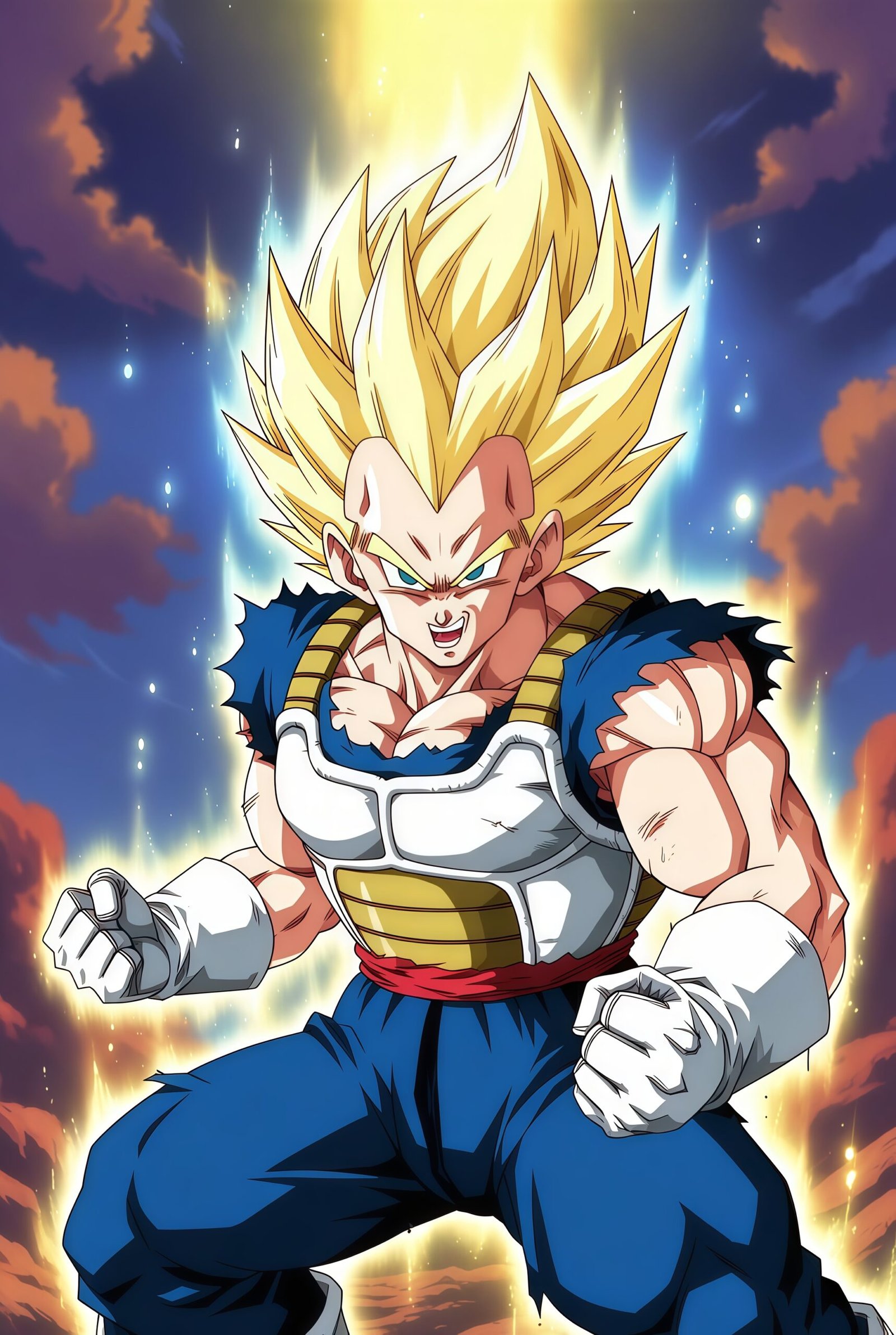 Epic Vegeta Fighting Wallpapers 4K for Mobile – Dragon Ball HD Collection