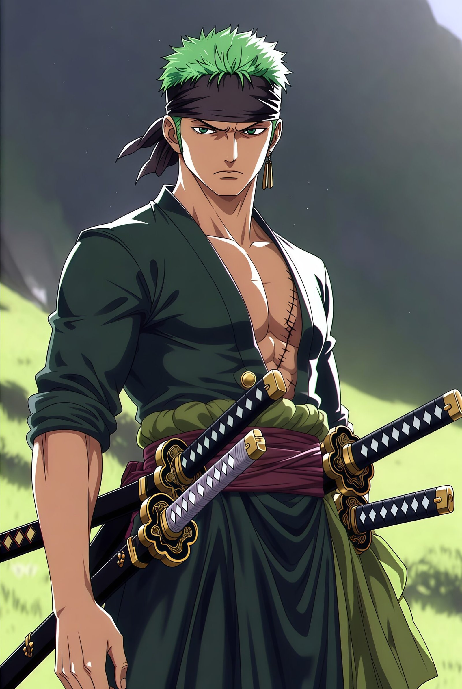 Best Roronoa Zoro Fighting Wallpapers 4K for Mobile – Ultra HD Anime Art