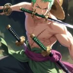 Download Roronoa Zoro 4K Wallpapers – Anime Fighting Style for Mobile