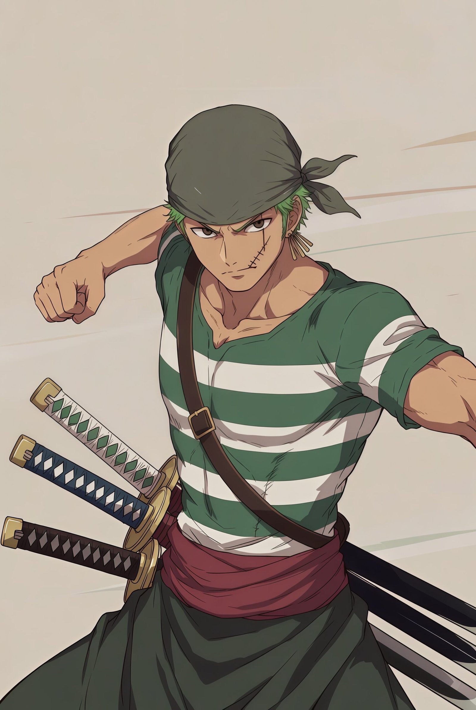 Roronoa Zoro 4K Fighting Wallpapers – Cool Anime Backgrounds for Phone