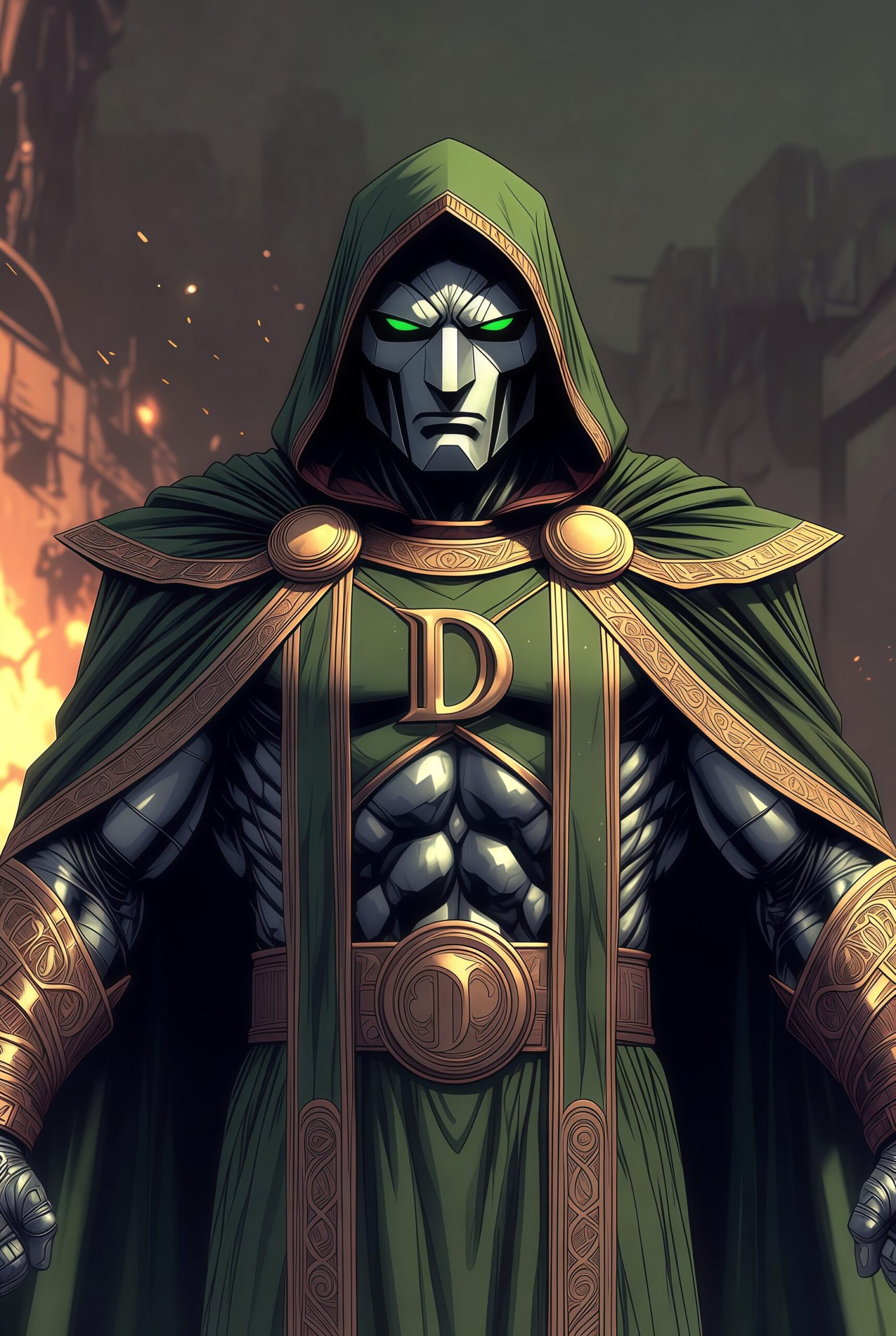 Marvel Doctor Doom 4K Wallpaper for Mobile – HD Supervillain Lock Screen