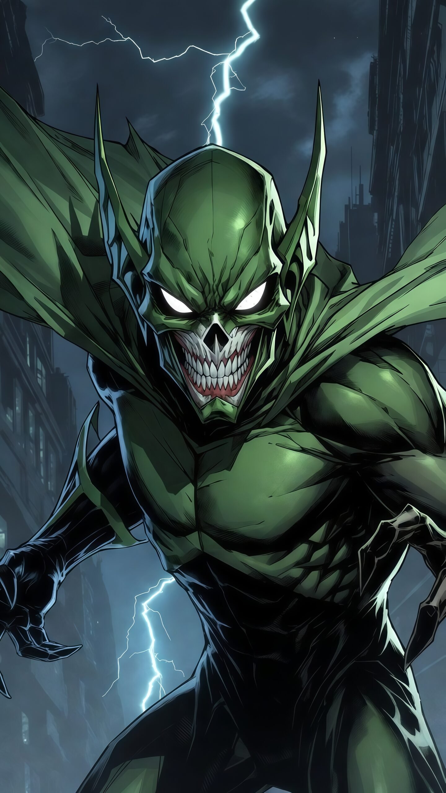 Best Green Goblin Wallpaper 4K for Mobile – Marvel Villain HD Collection