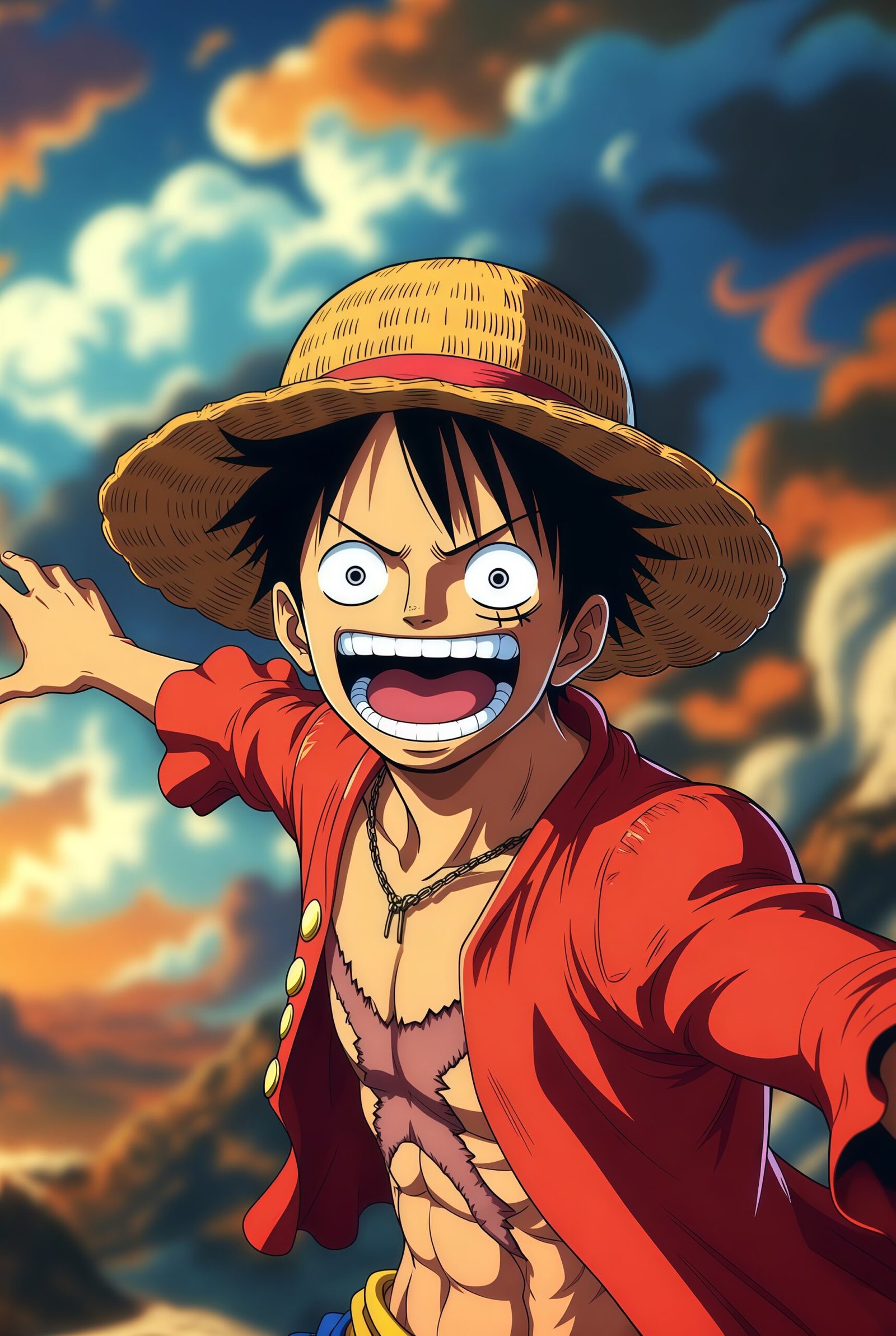 One Piece Luffy 4K Mobile Wallpaper – Ultra HD Anime Phone Backgrounds