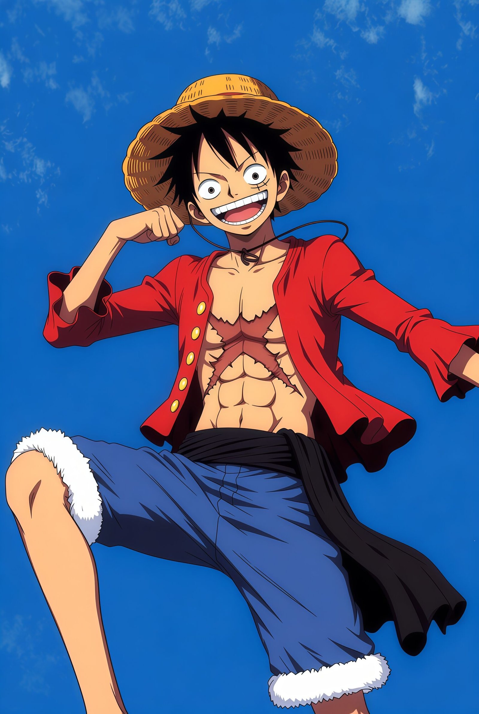 Luffy 4K Wallpaper Phone Screen – One Piece Ultra HD Anime Art