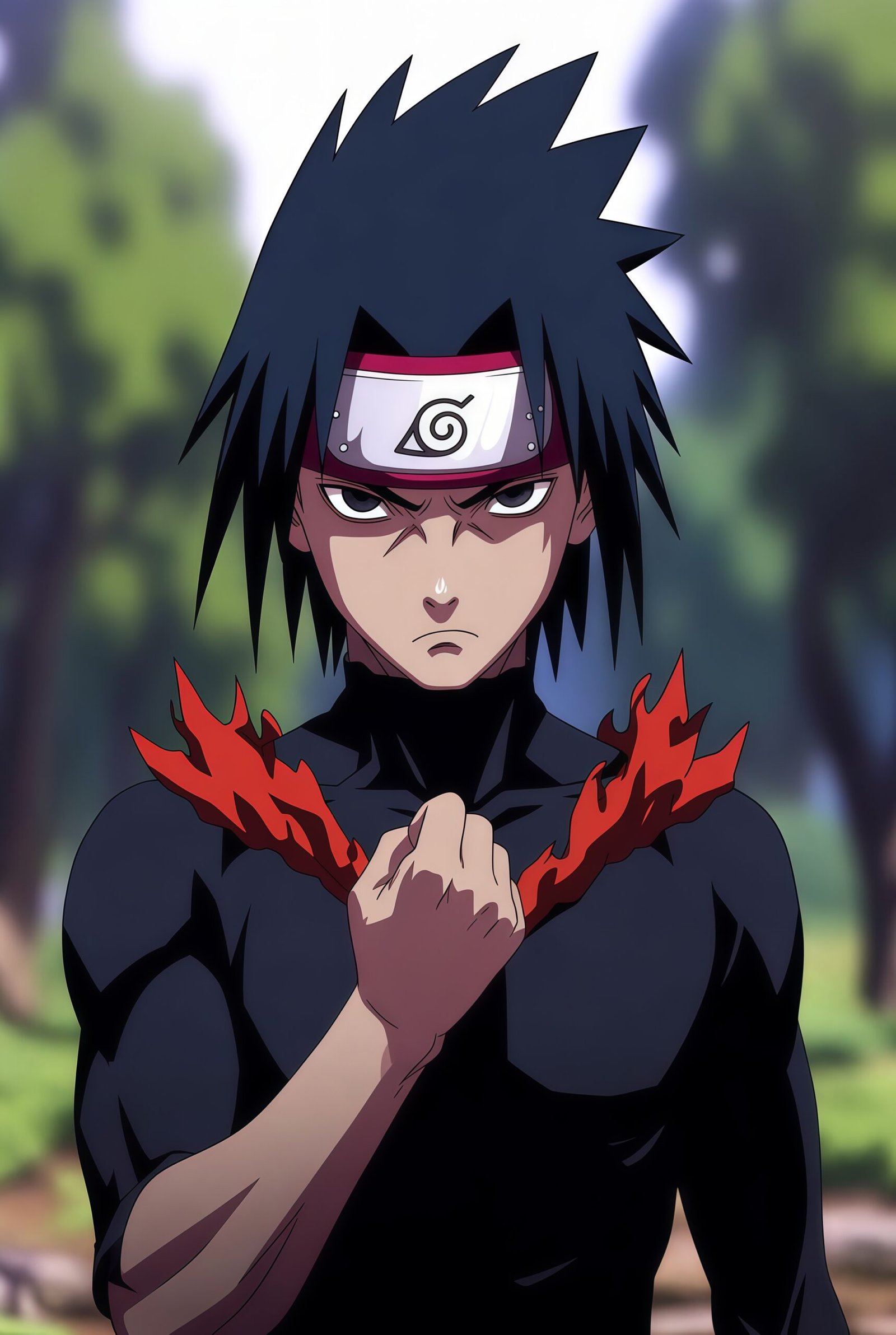Sasuke Uchiha Anime Wallpaper 4K for Mobile – Battle Mode HD Screens