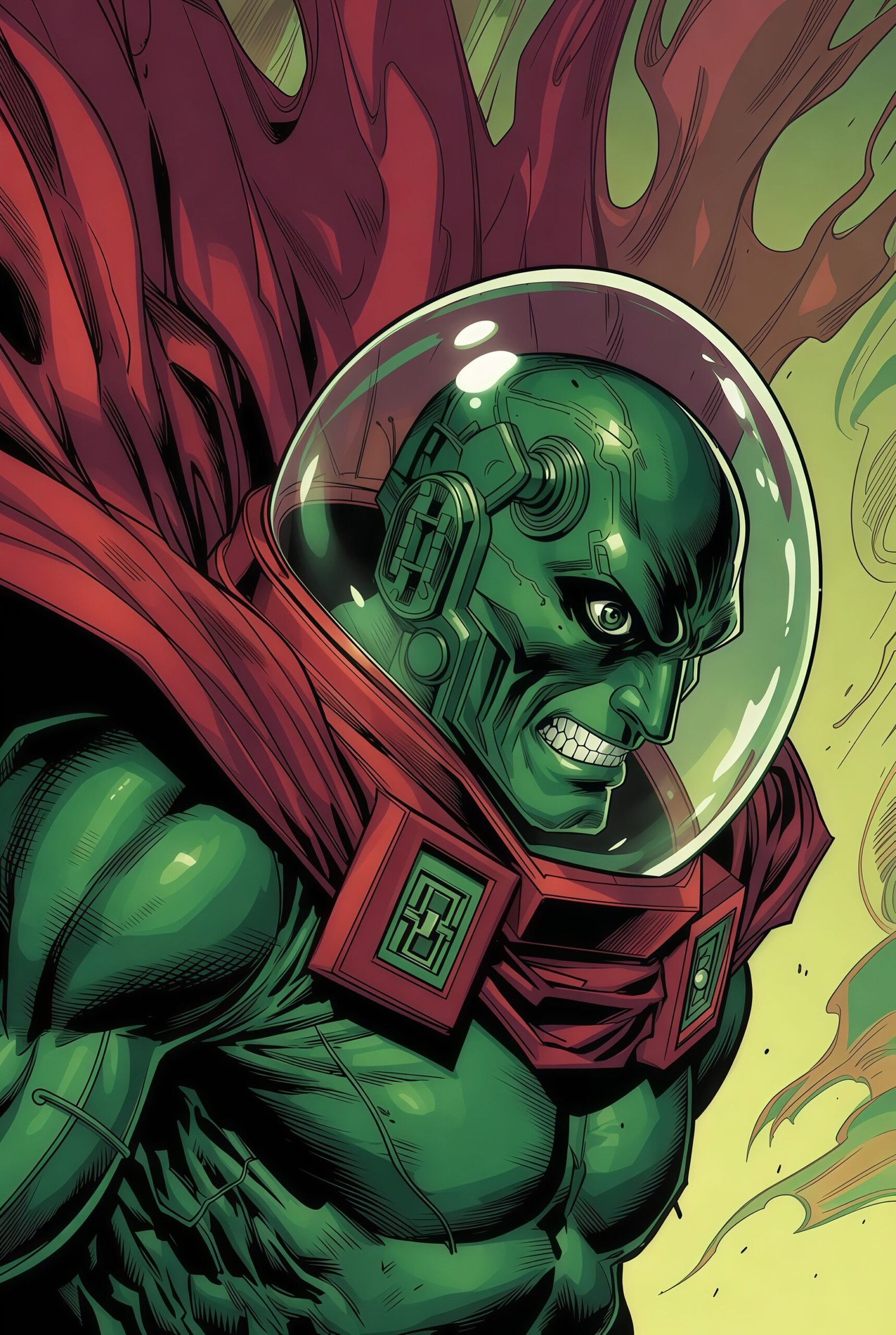 Mysterio Wallpaper 4K Ultra HD for Phone Screen – Marvel Villain Aesthetic