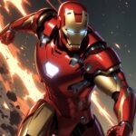 Iron Man Combat Wallpaper 4K for Mobile – Superhero HD Lock Screen