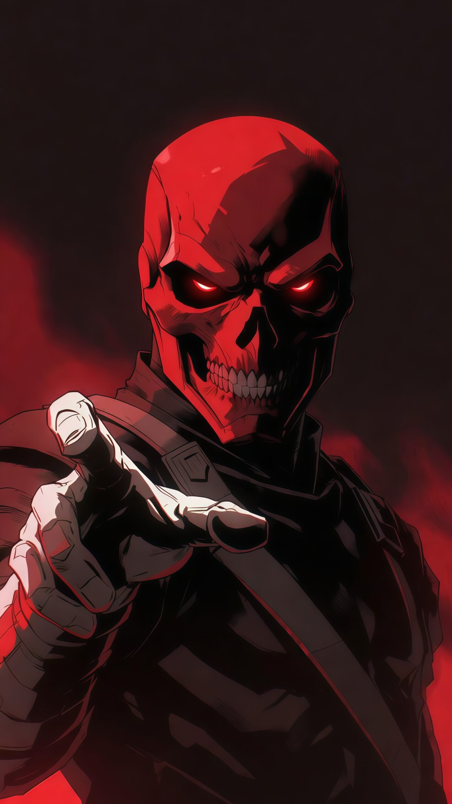 Red Skull Marvel 4K Wallpaper for Phone – Ultra HD Supervillain Backgrounds