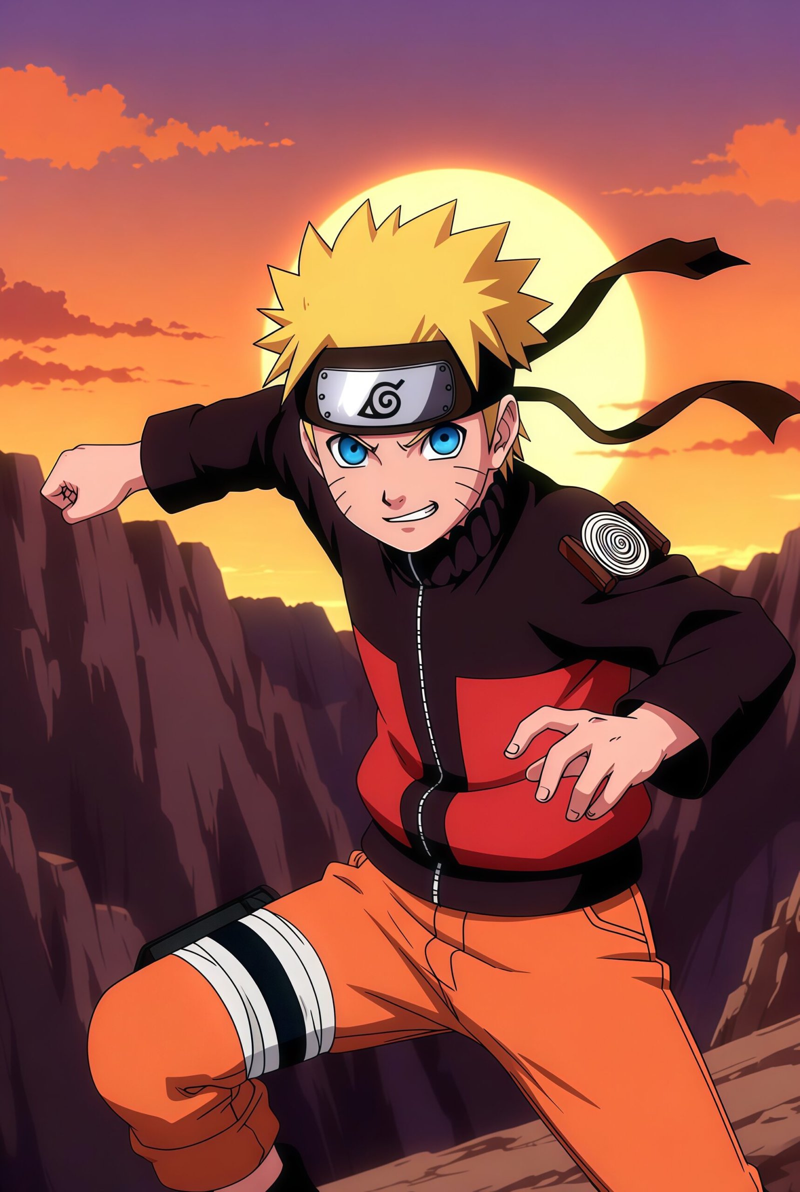 Best Naruto Uzumaki Anime Wallpaper 4K for Mobile – Action Fighting Style HD
