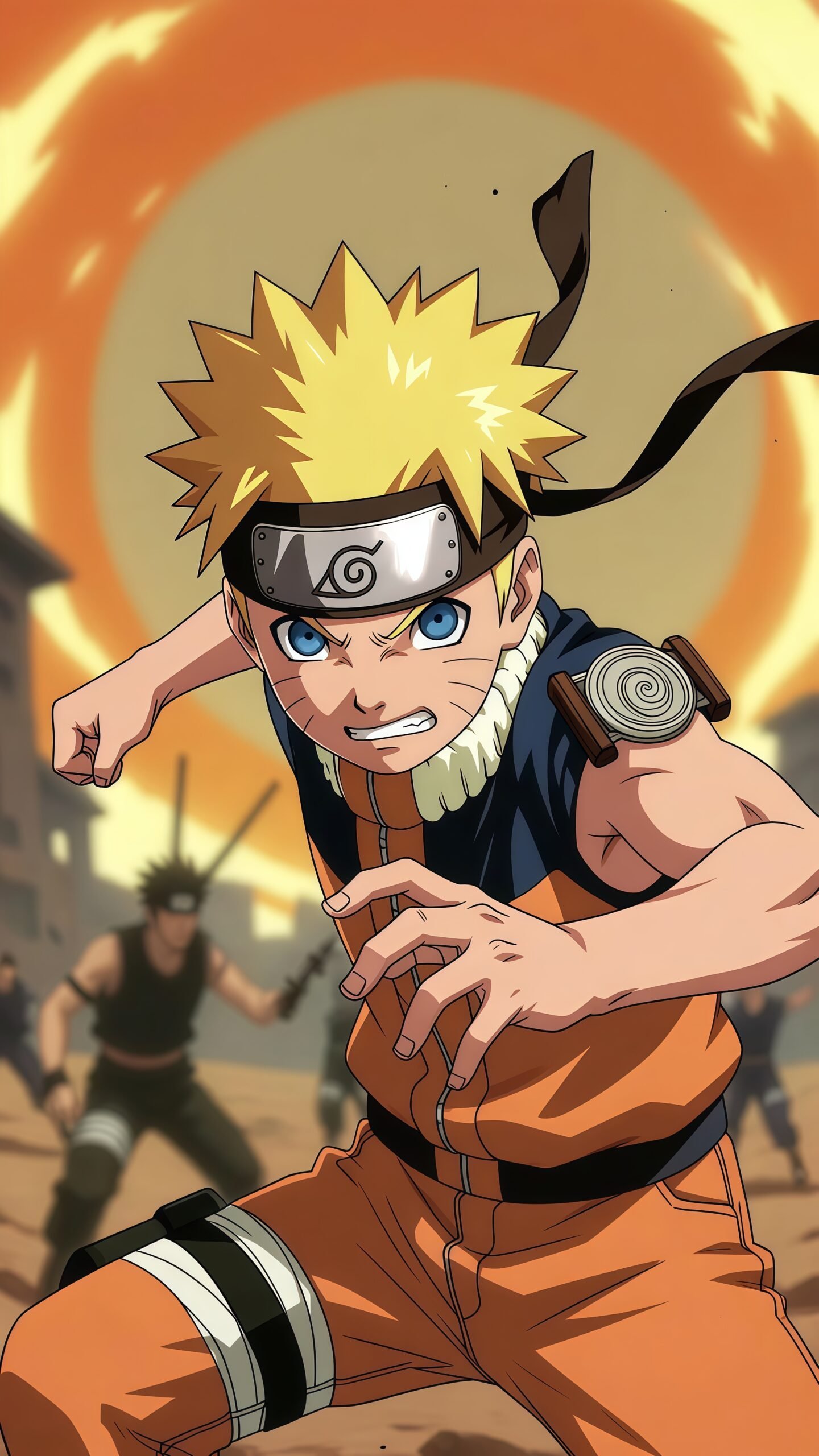 Best Naruto Uzumaki Fighting Wallpaper 4K for Mobile – Ultra HD Anime Backgrounds