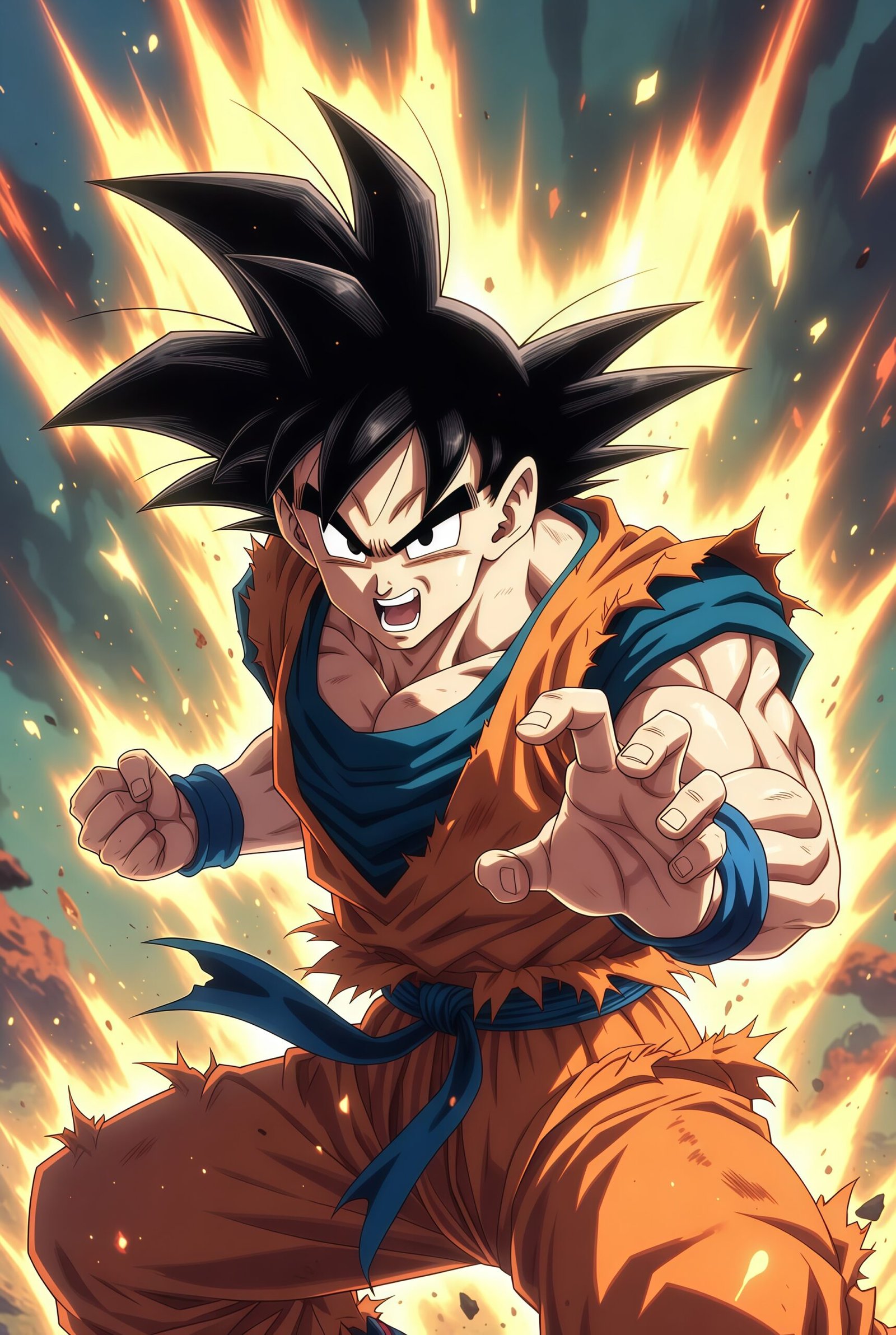 Goku Ultra Instinct 4K Wallpaper for Mobile – HD Anime Fighting Scenes