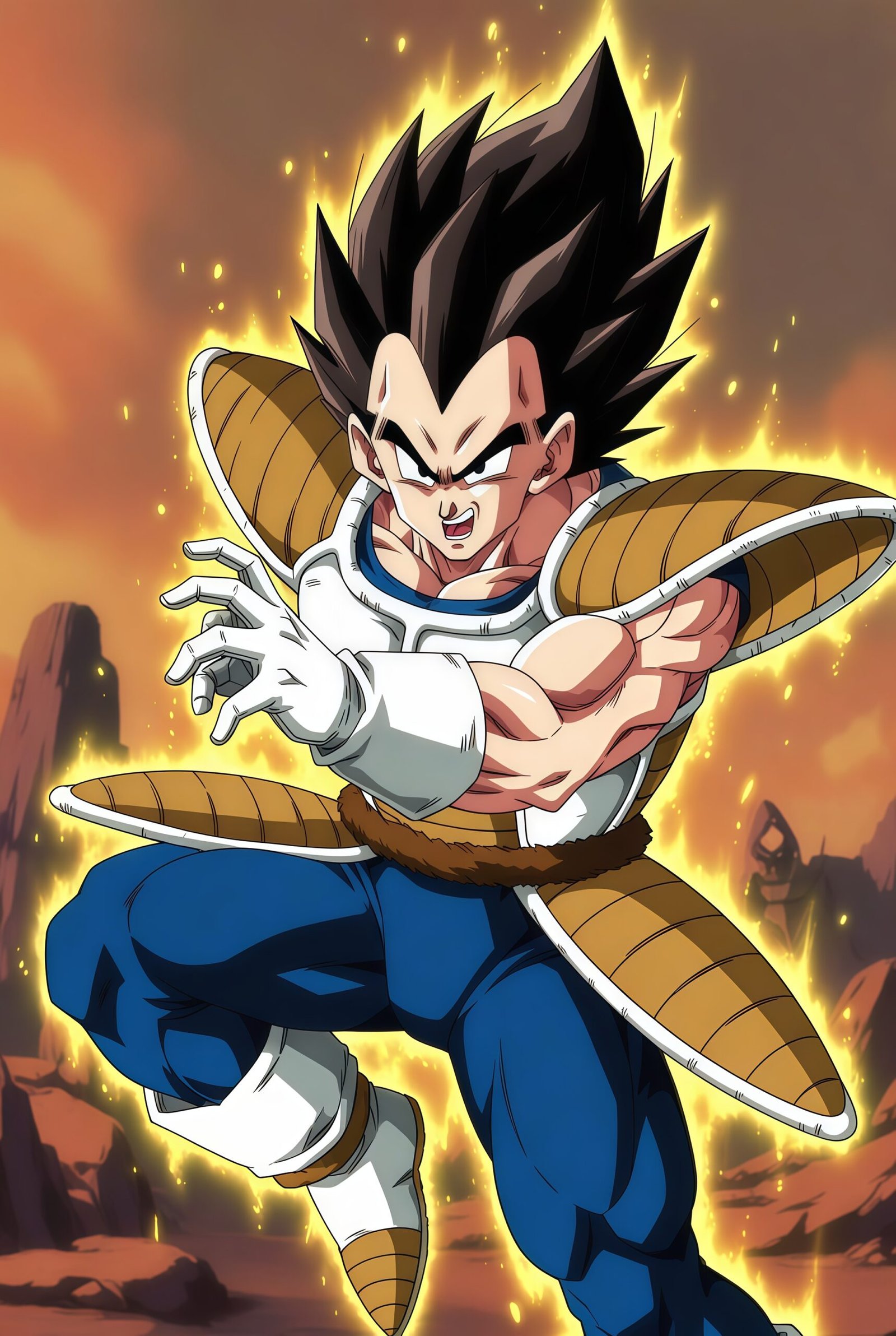 Vegeta 4K AMOLED Wallpapers for Phone – Dark Anime Background Collection